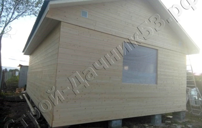 4 Каркасно-щитовой дом по проекту ОД-7, 6×8, 48 м², Рязанская область,  Милославский район, Село Чернава (8)